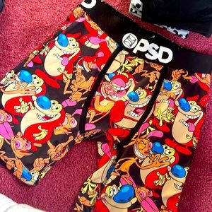 Ren & Stimpy PSD biker shorts